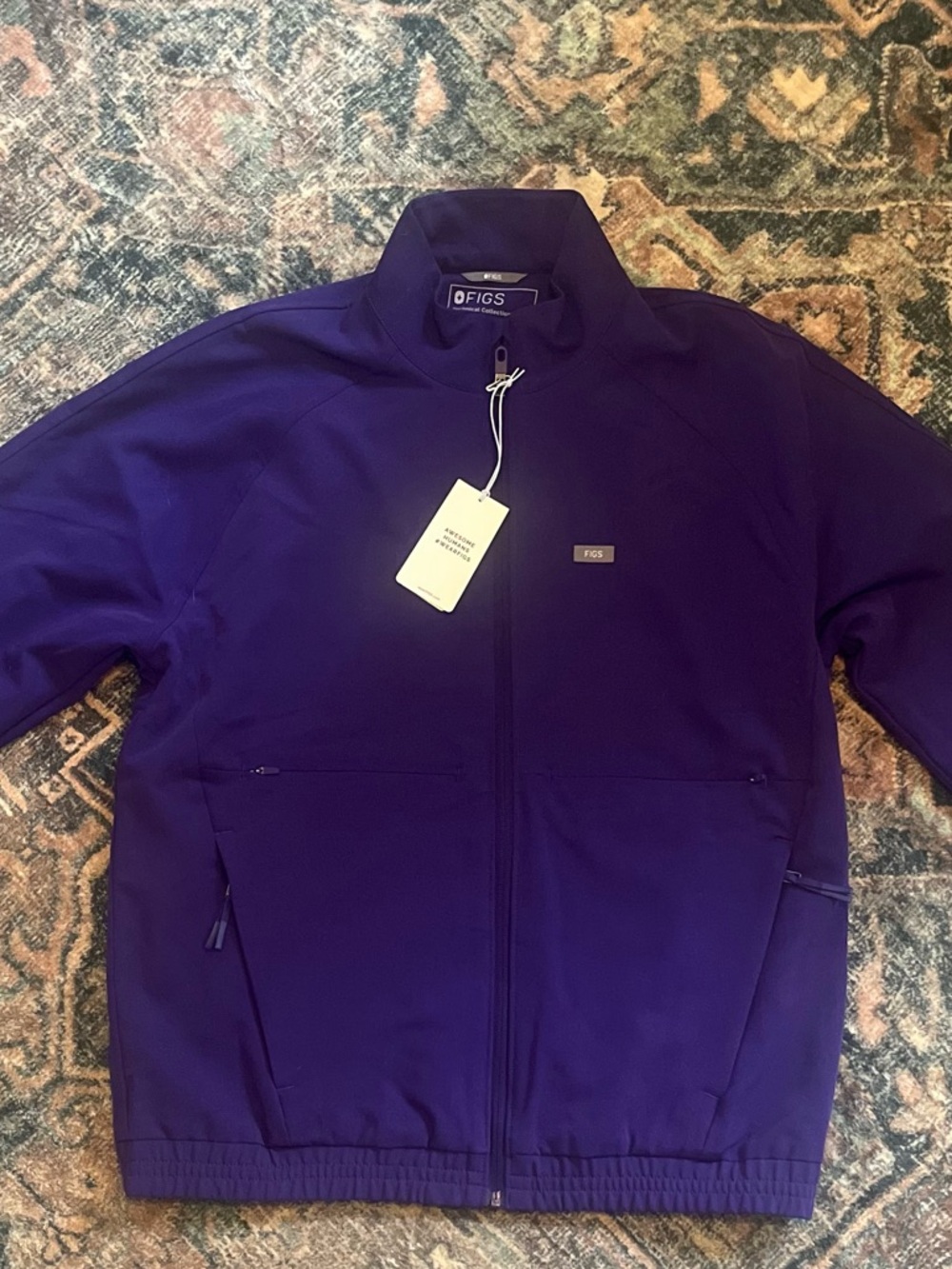Figs Cobaki jacket- purple pulse